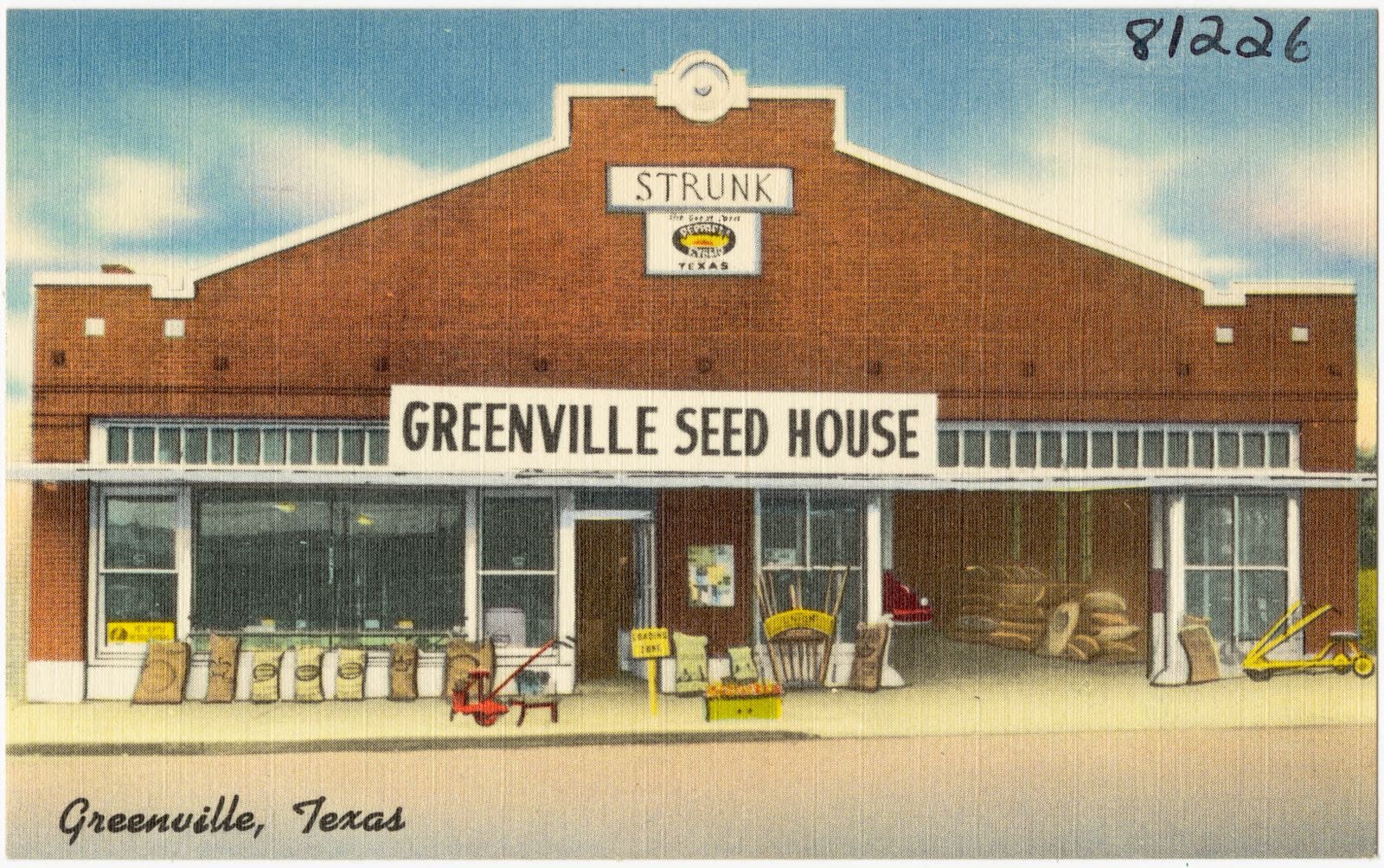 Greenville Seed House, Greenville, Texas, Boston Public Library - undated