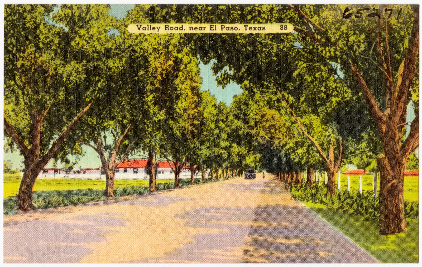 Valley Road, near El Paso, Texas, 88, Boston Public Library - undated