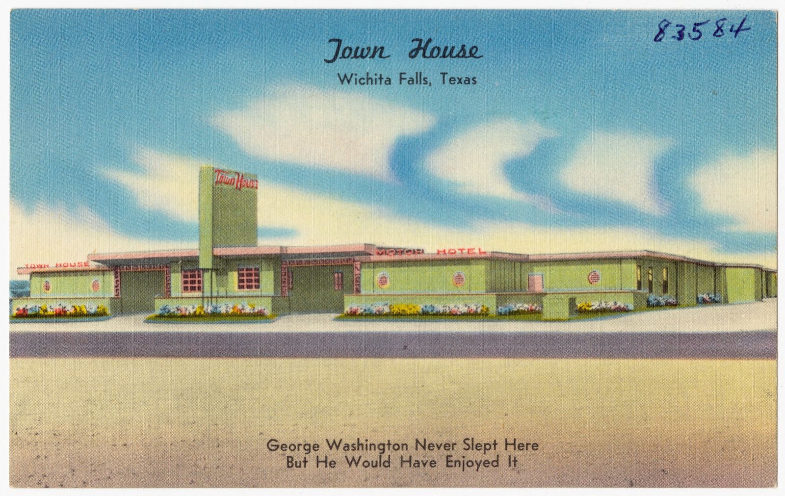 Town House, Wichita Falls, Texas, Boston Public Library - undated