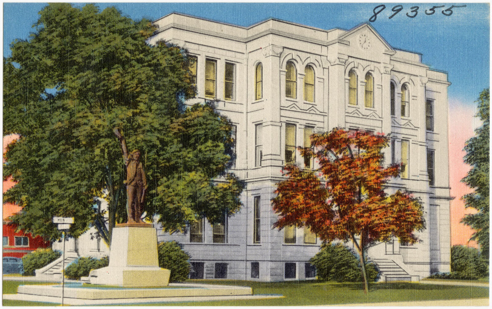 Milam County Courthouse in Cameron, Texas. County seat of matchless Milam County., Boston Public Library - undated