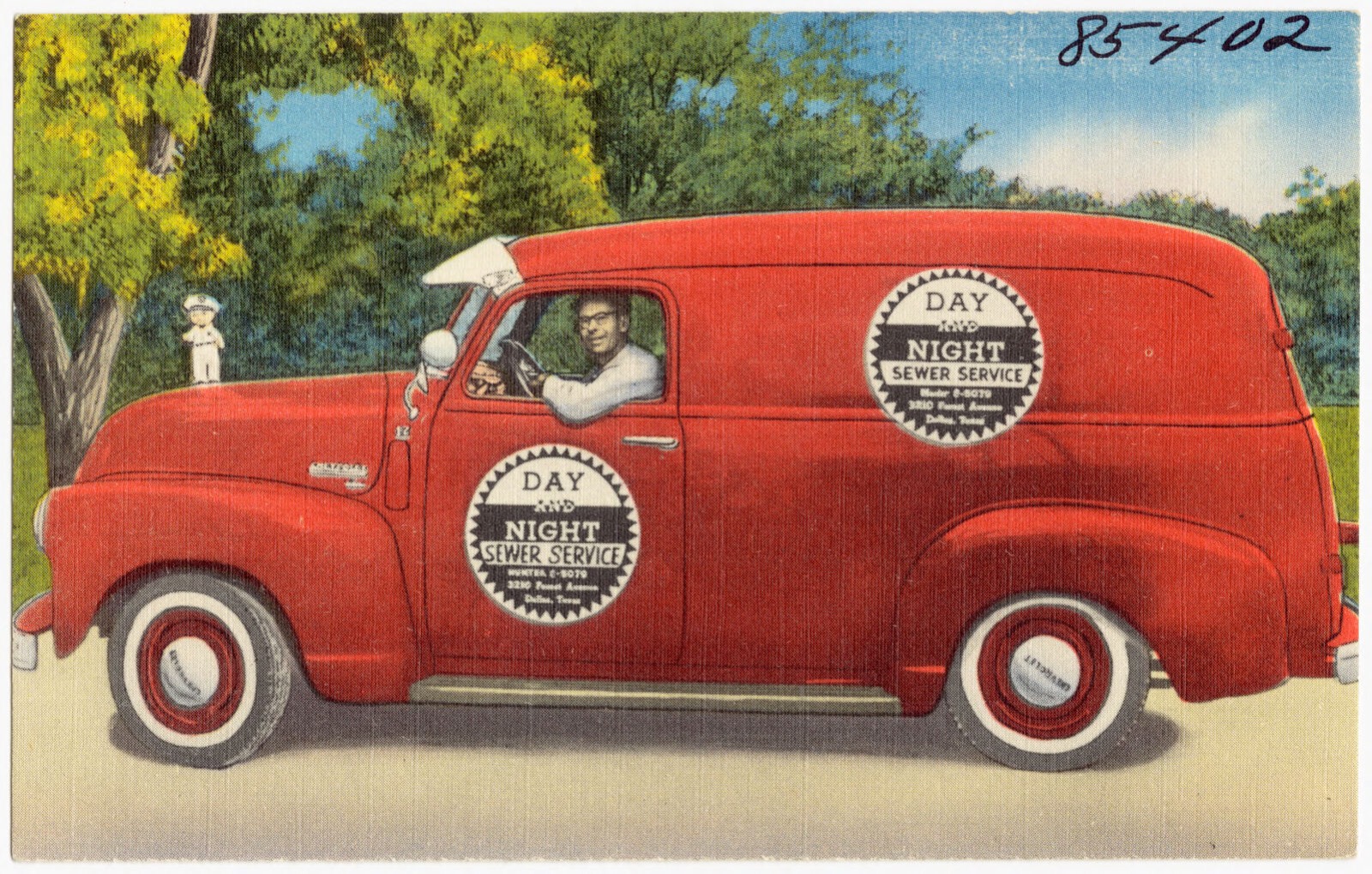 Day & Night Sewer Service, Boston Public Library - undated