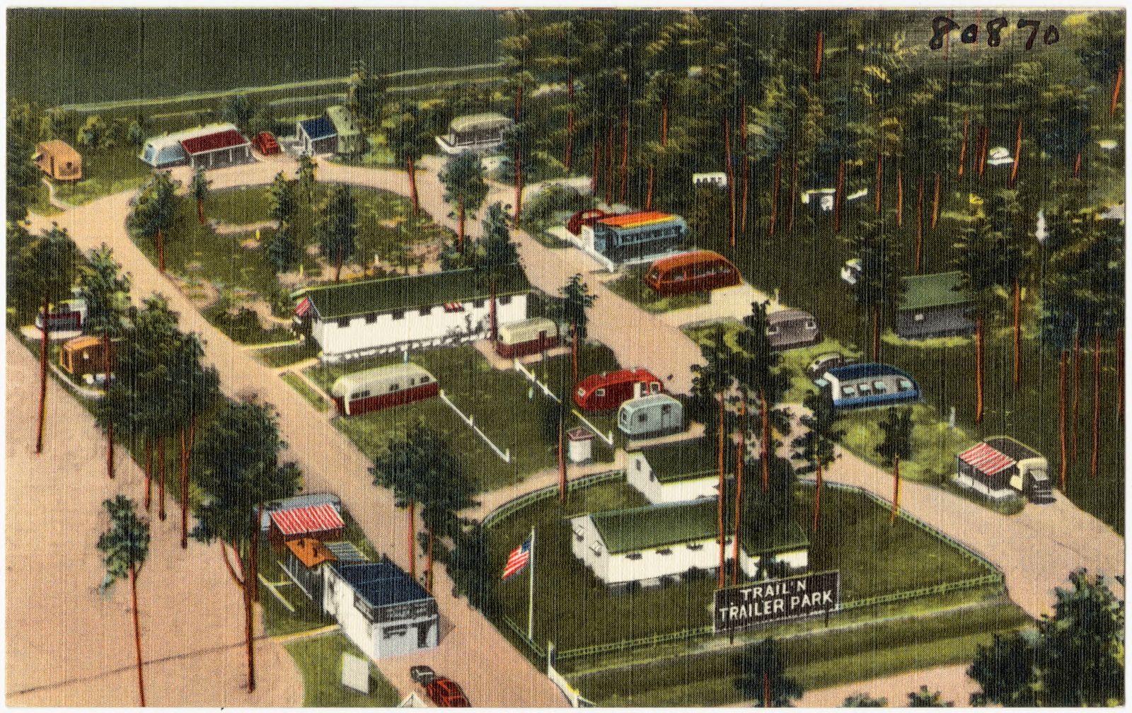 Trail'N Trailer Park, Boston Public Library - undated