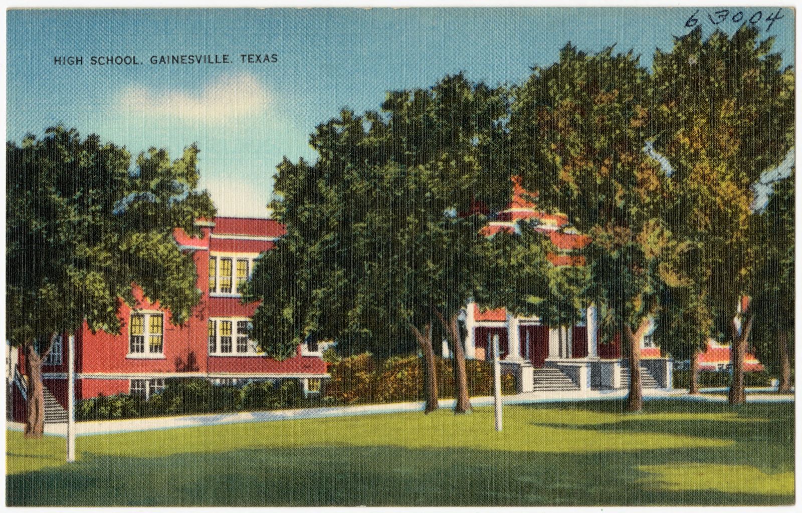 High school, Gainesville, Texas, Boston Public Library - undated