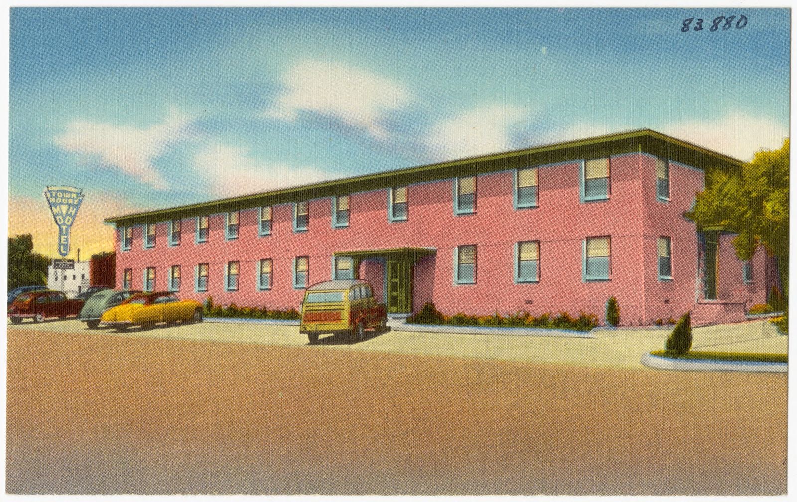 Town House Hotel, Boston Public Library - undated