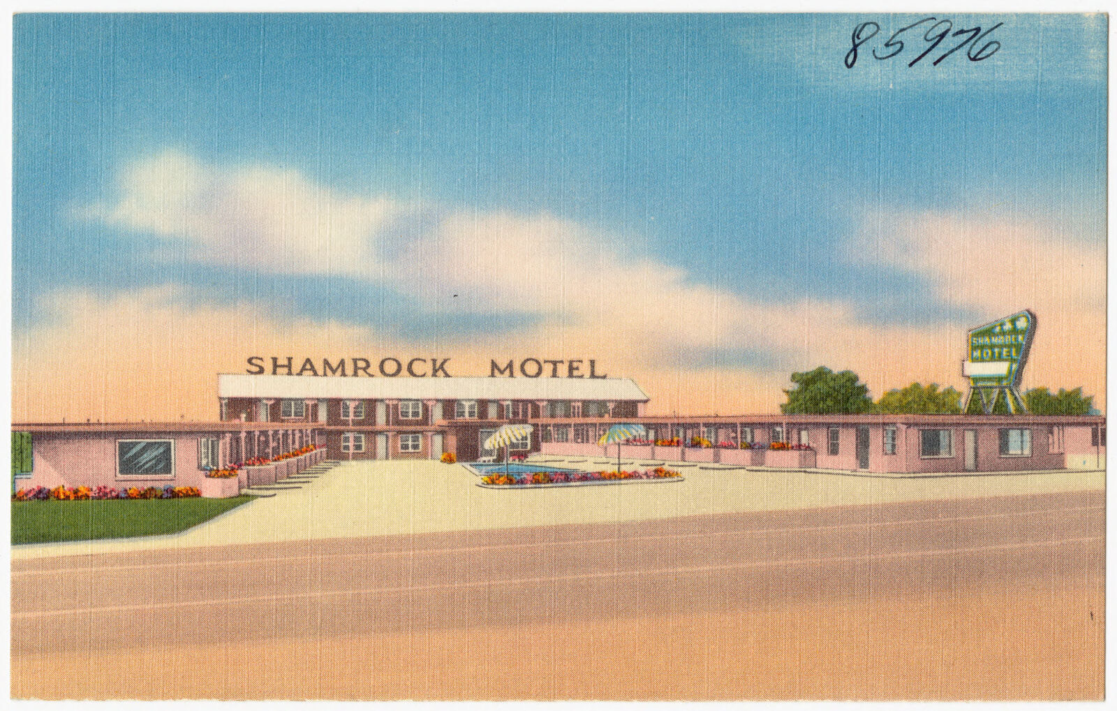 Shamrock Motel, Boston Public Library - undated