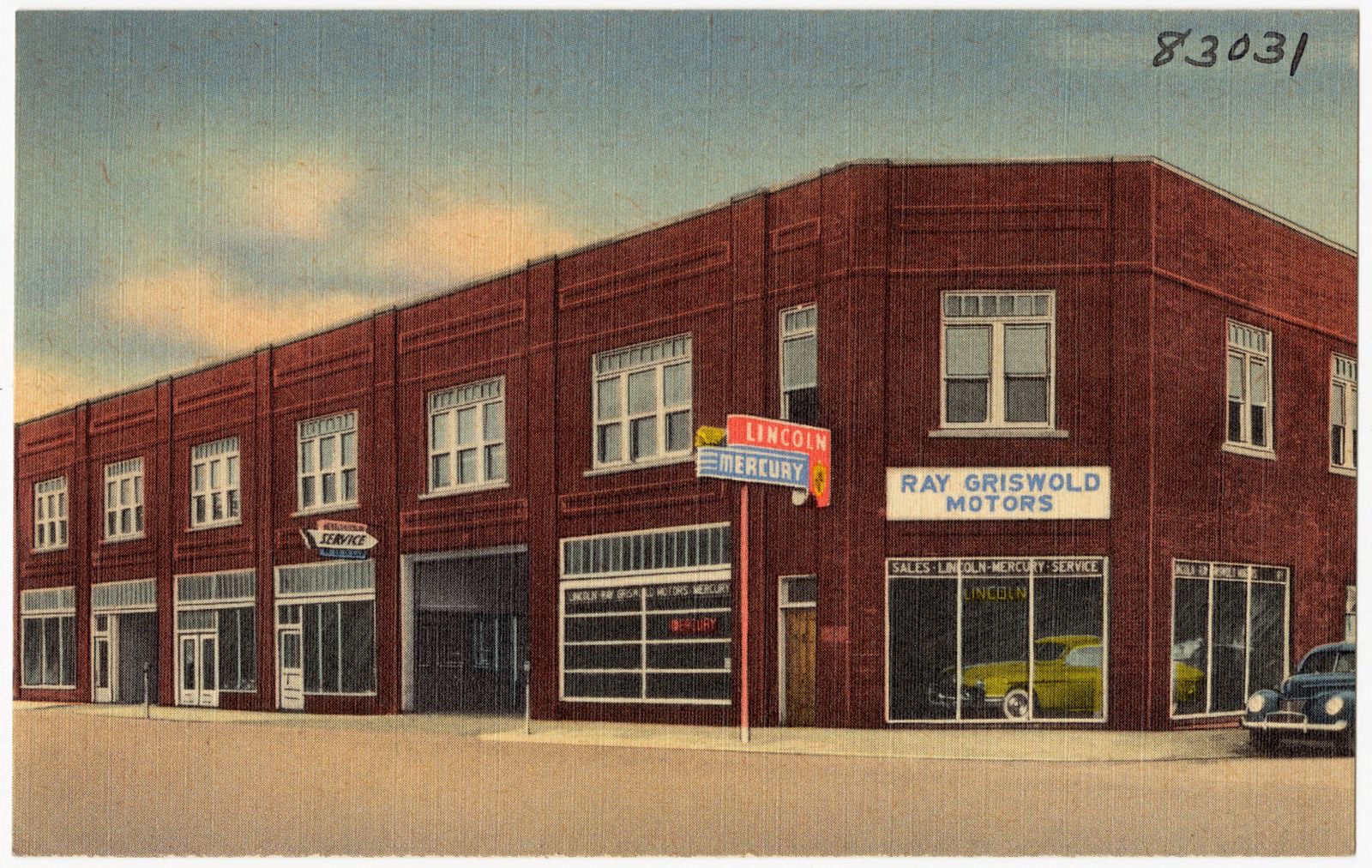 Ray Griswold Motors, Sales - Lincoln - Mercury - Service, Boston Public Library - undated