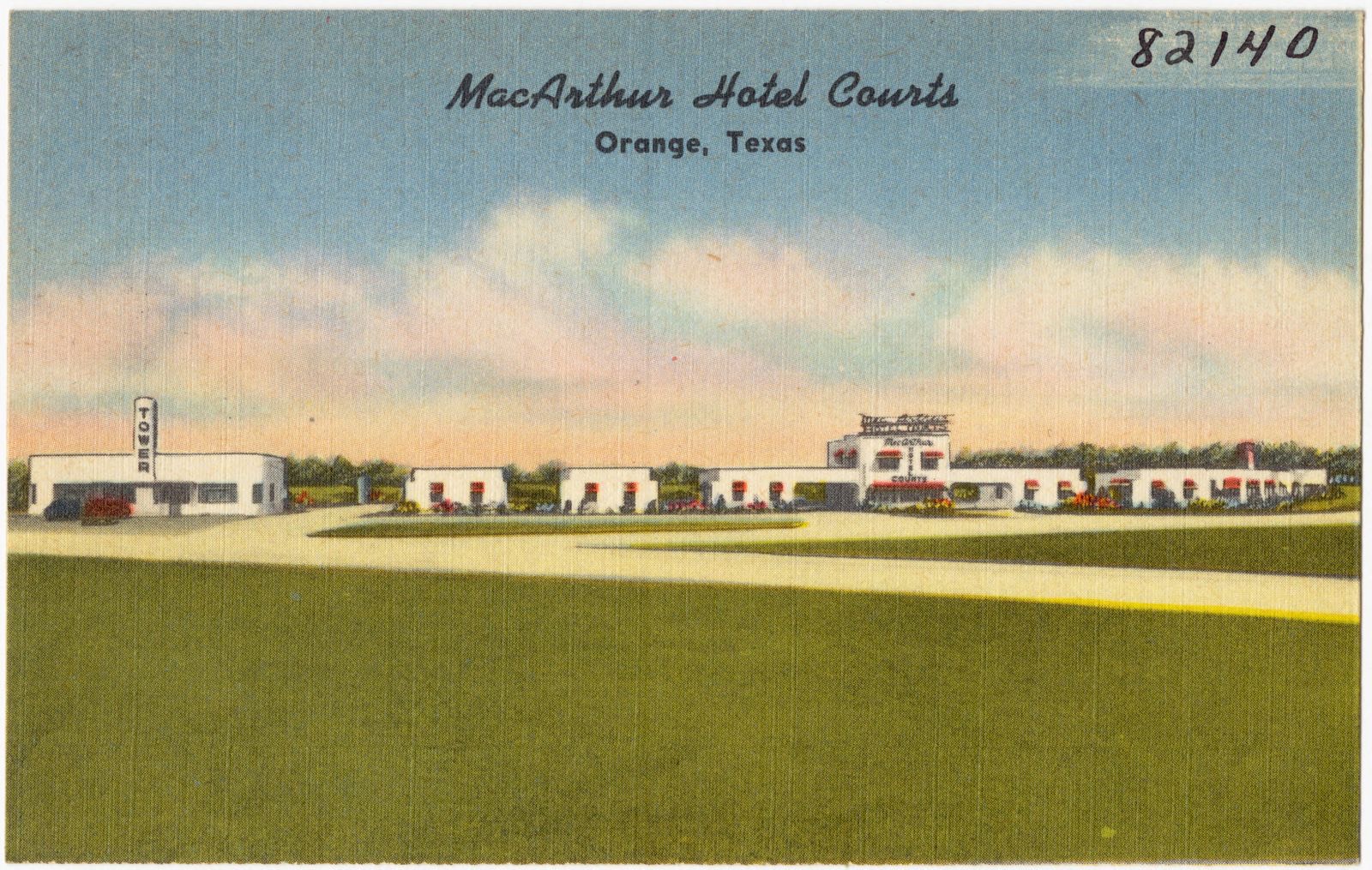 Mac Arthur Hotel Courts, Orange, Texas, Boston Public Library - undated