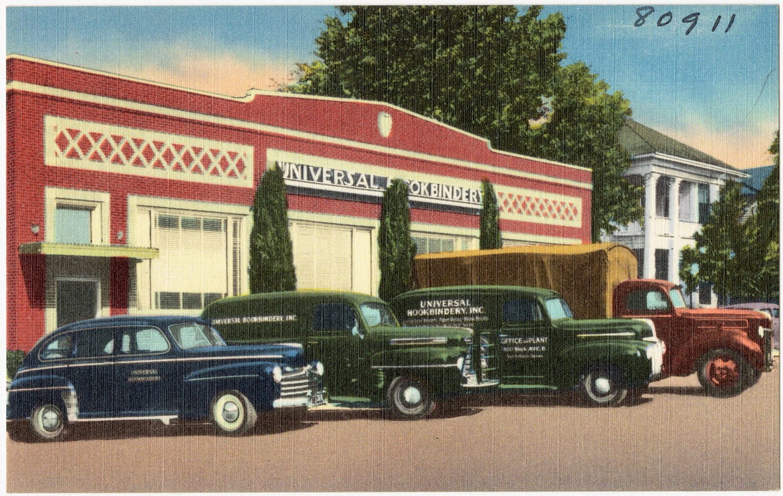 "Home of Universal Bookbindery, Inc.", Boston Public Library - undated