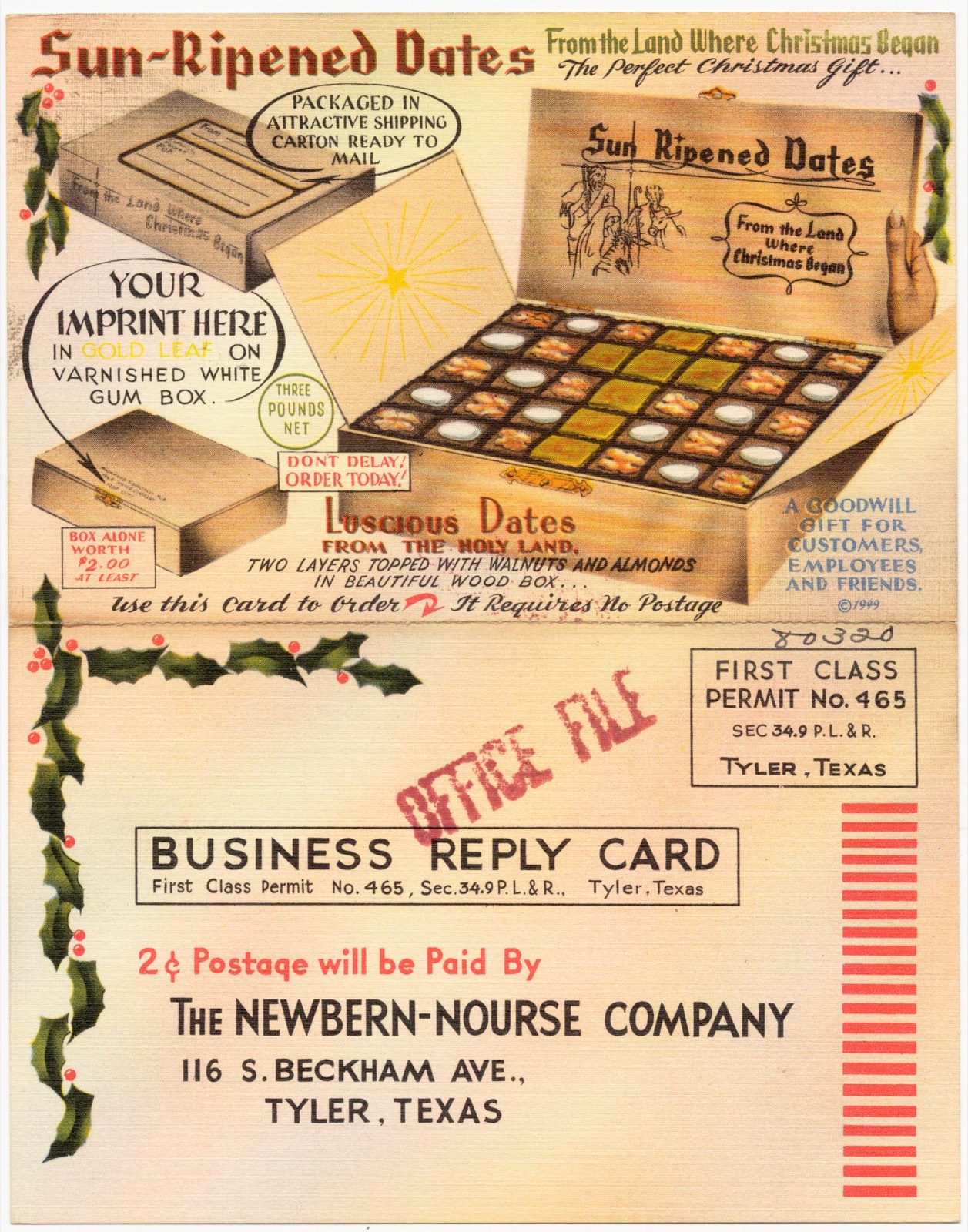 The Newbern - Nourse Company, 116 S. Beckham Ave., Tyler, Texas, Boston Public Library - undated