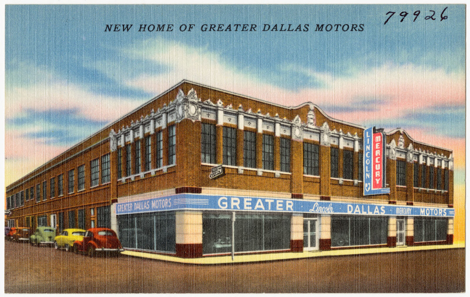 New home of Greater Dallas Motors, Boston Public Library - undated
