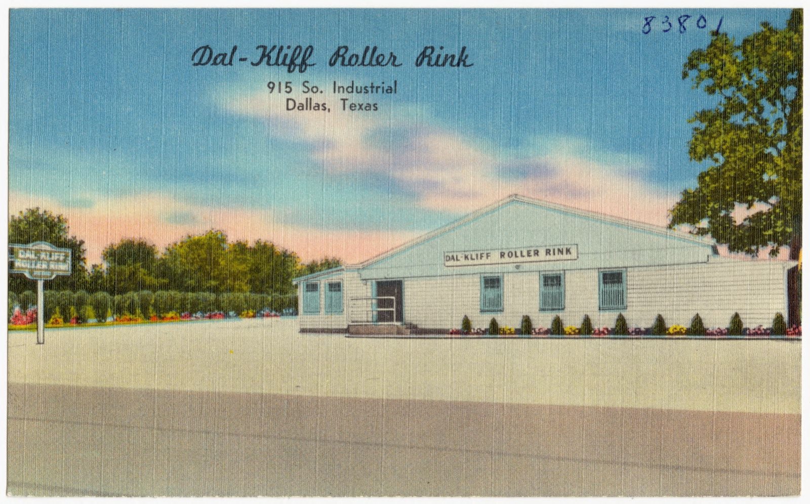 Dal-Kliff Roller Rink, 915 So. Industrial, Dallas, Texas, Boston Public Library - undated