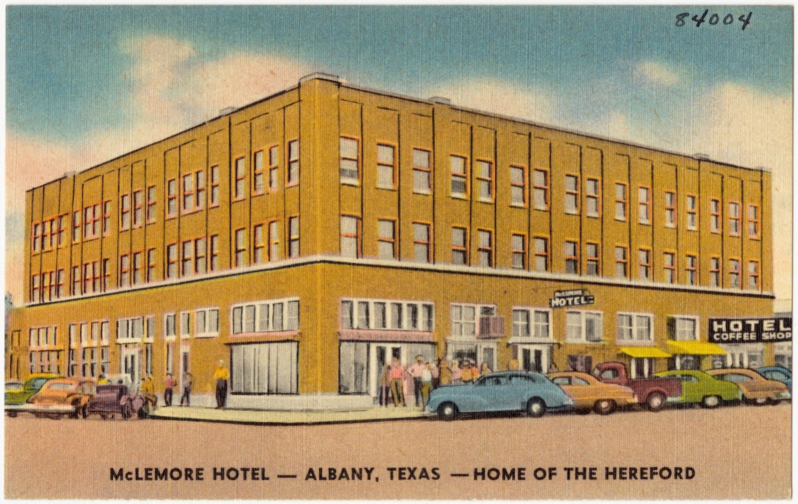 McLemore Hotel -- Albany, Texas -- Home of the Hereford, Boston Public Library - undated