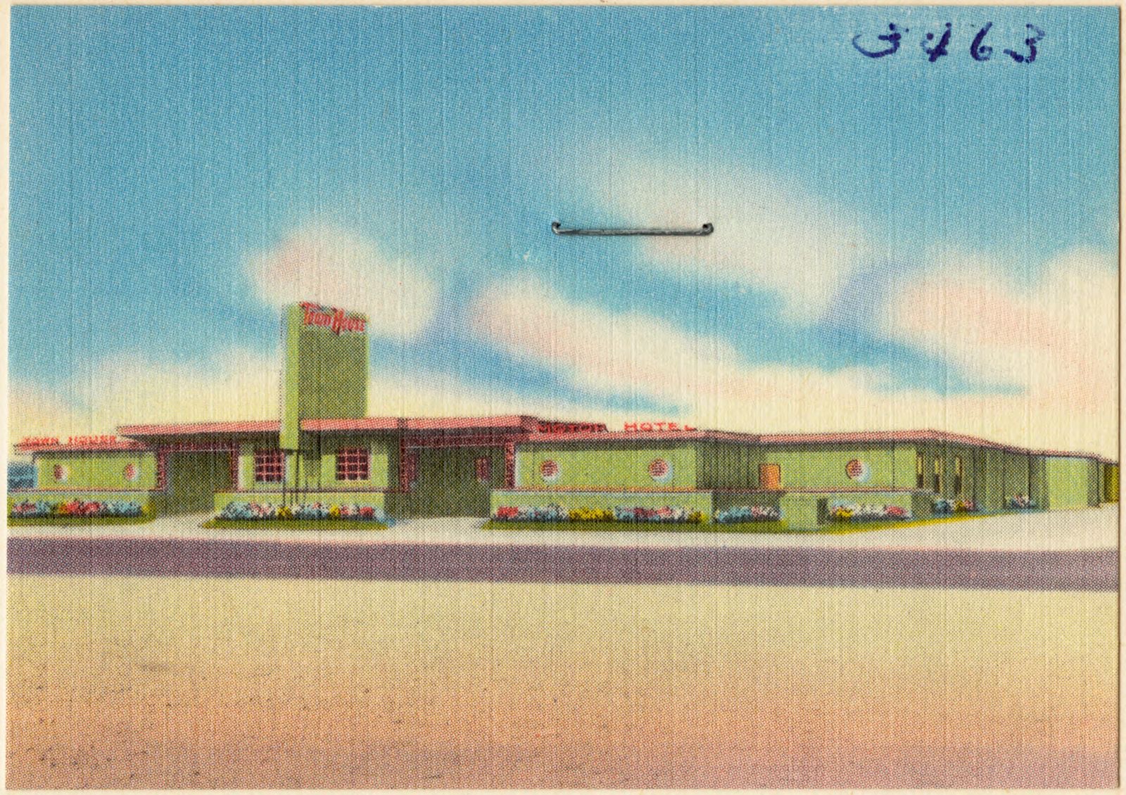 Town House Hotel, Boston Public Library - undated