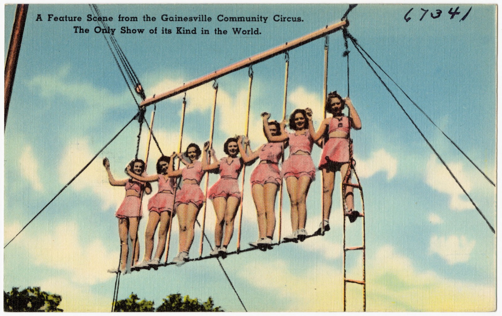 A feature scene from the Gainesville Community Circus, the only show of its kind in the world., Boston Public Library - undated