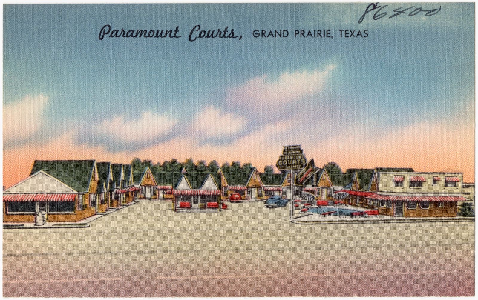 Paramount Courts, Grand Prairie, Texas, Boston Public Library - undated