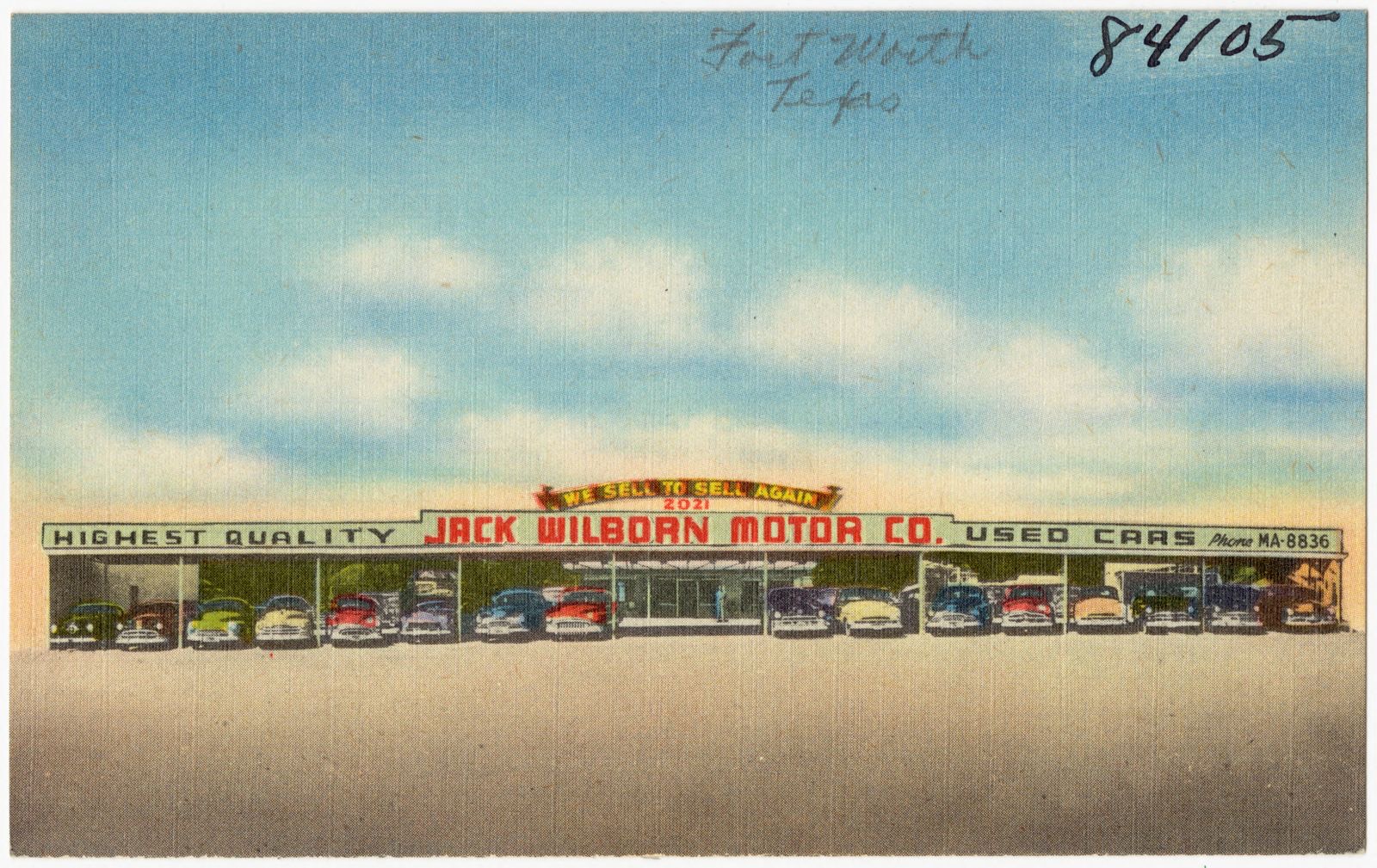 Jack Wilborn Motor Co., Boston Public Library - undated