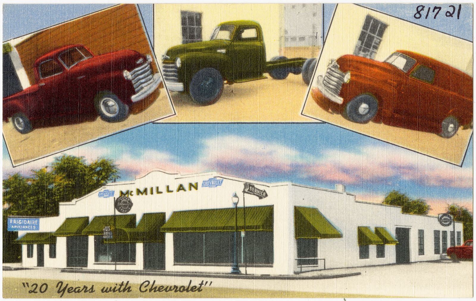McMillan Chevrolet Co., Boston Public Library - undated
