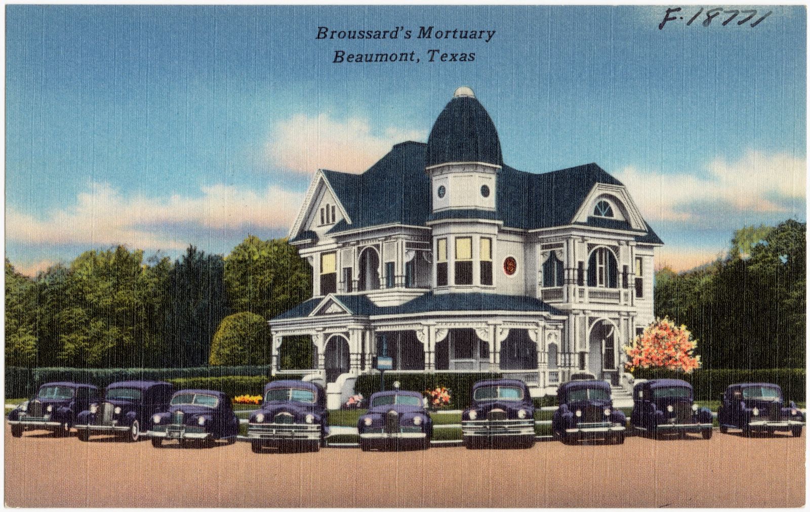 Broussard's Mortuary, Beaumont, Texas, Boston Public Library - undated