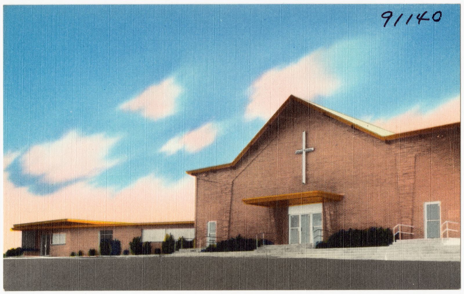 Rolling Hills Baptist Church, 4800 So. Riverside Dr., Ft. Worth, Texas, Boston Public Library - undated