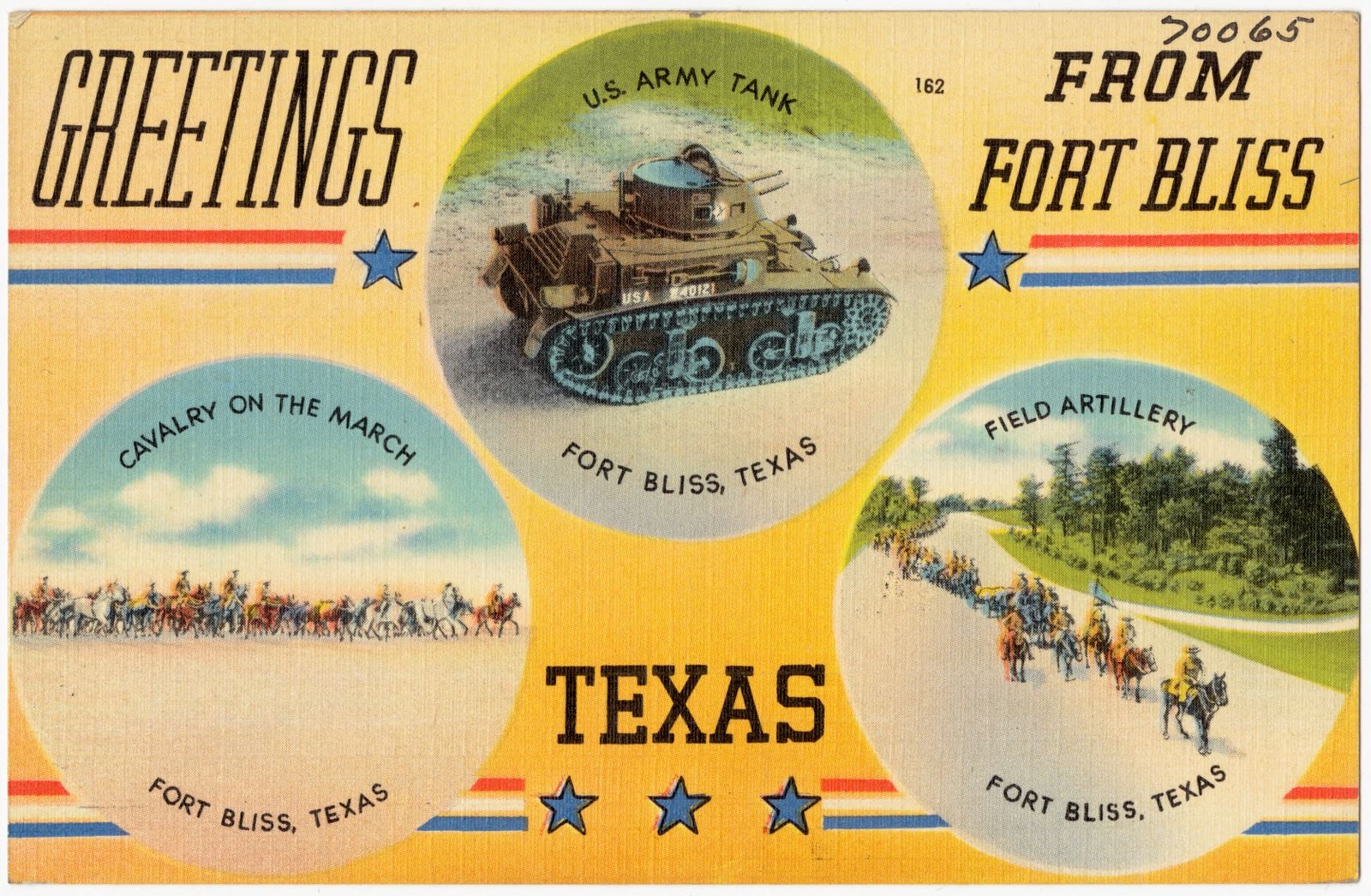 Greetings from Fort Bliss, Texas, Boston Public Library - undated