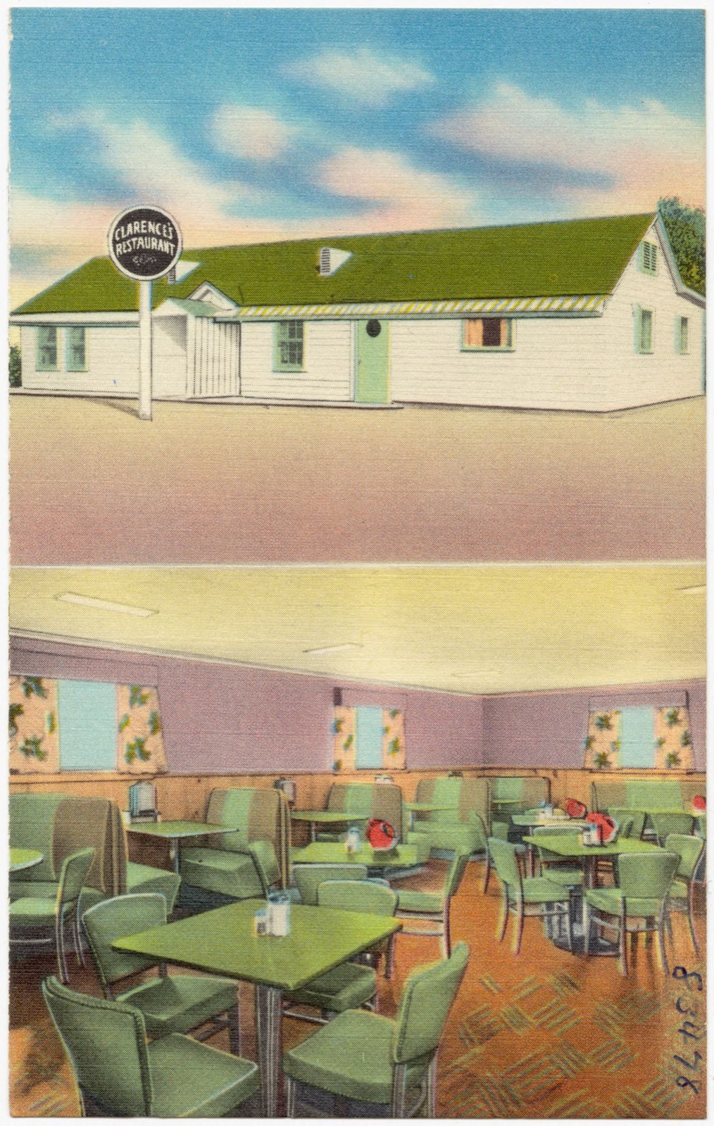 Clarence's Restaurant, Boston Public Library - undated