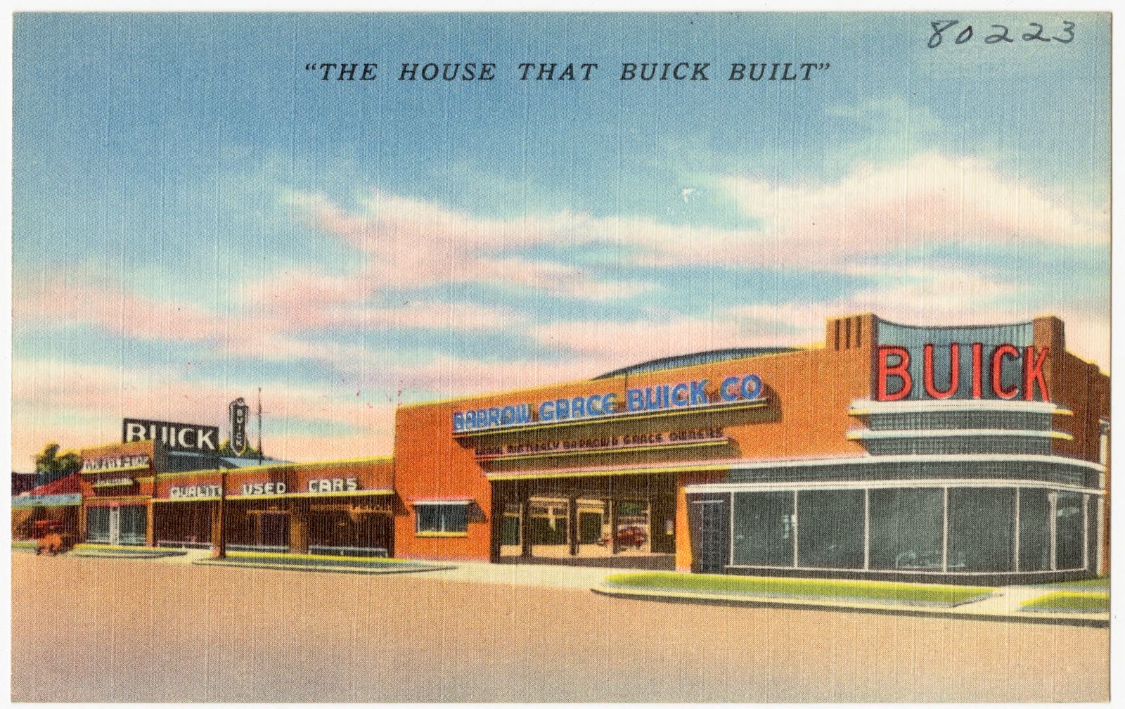 "The house that Buick built", Barrow-Grace Buick Co., Boston Public Library - undated
