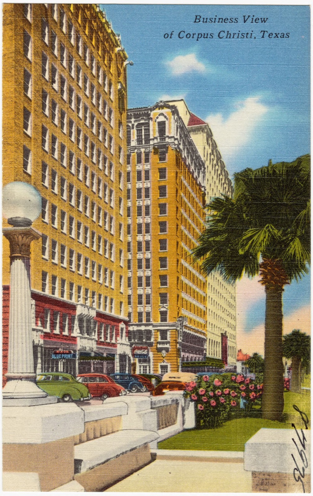 Business view of Corpus Christi, Texas, Boston Public Library - undated