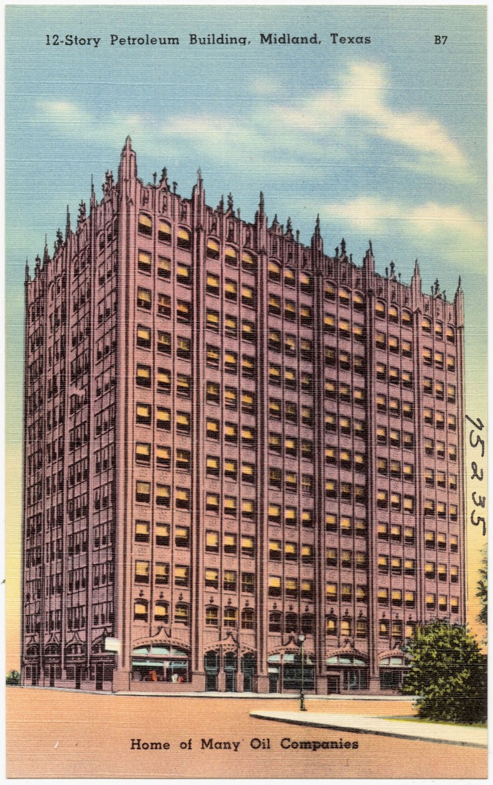 12 - story petroleum building, Midland, Texas, Boston Public Library - undated