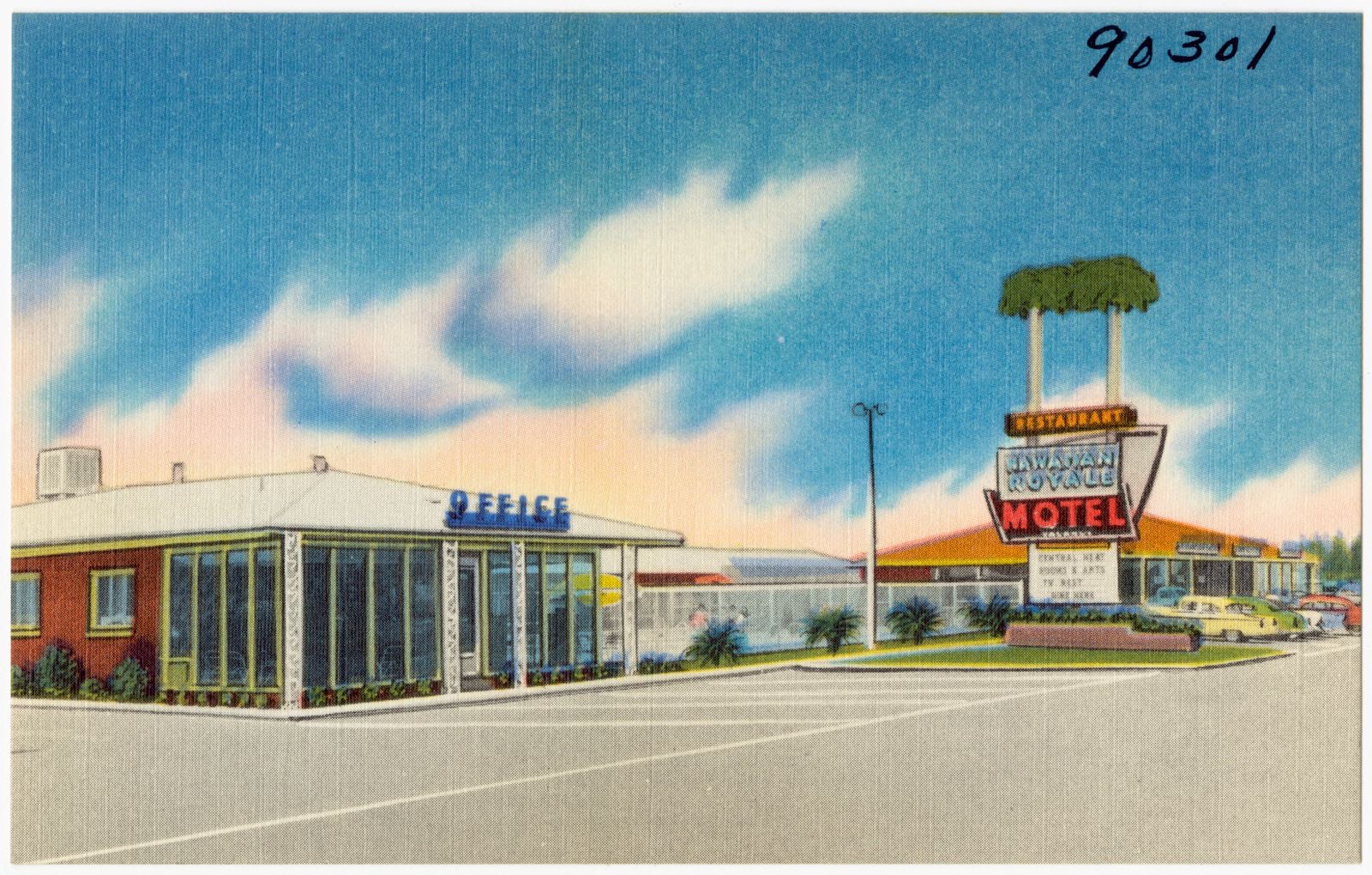 Hawaiian Royale Motel, 8735 Highway 54, El Paso, Texas, Boston Public Library - undated