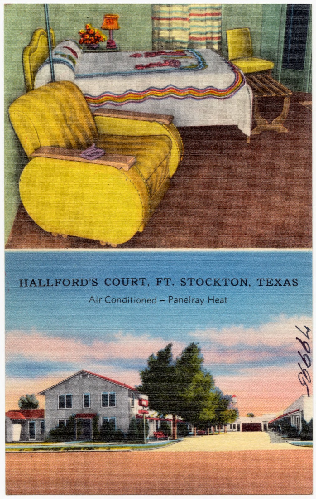 Hallford's Court, Ft. Stockton, Texas, Boston Public Library - undated