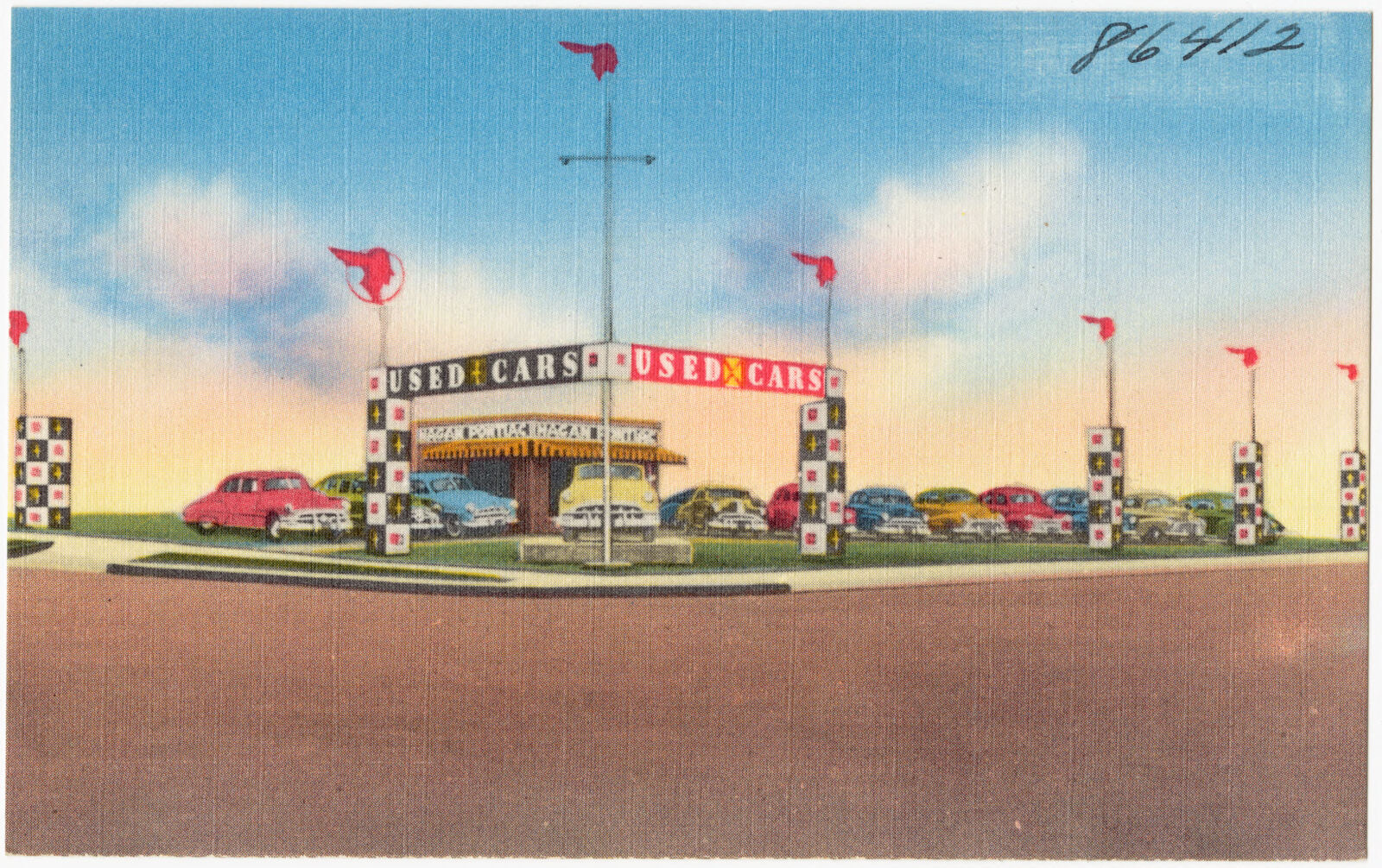 Hagan Pontiac Used Car Dept., 400 No. Walnut, Sherman, Texas, Boston Public Library - undated