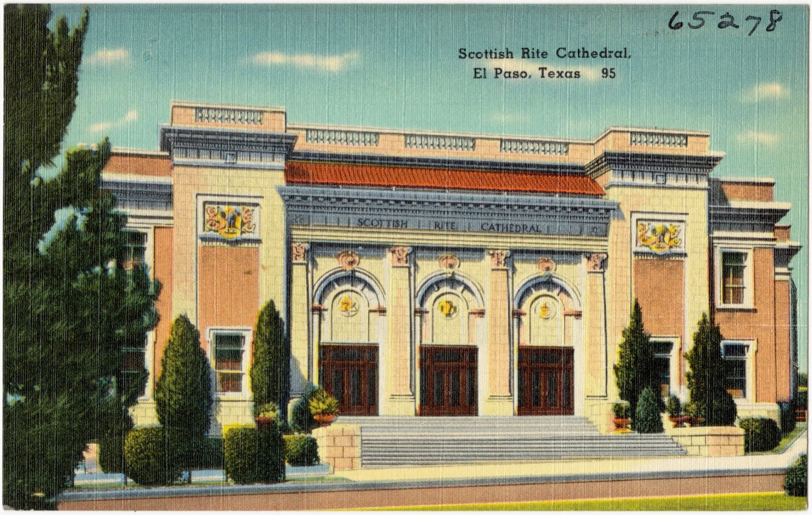 Scottish Rite Cathedral, El Paso, Texas, 95, Boston Public Library - undated