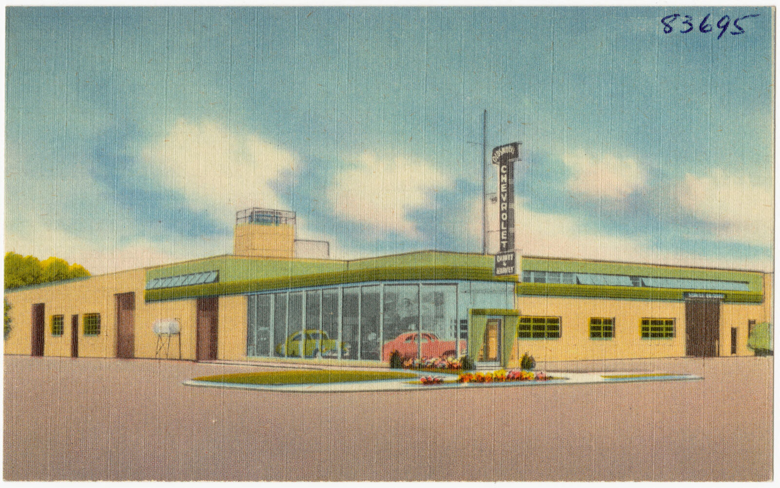 Dabney & Harvey Chevrolet Co., Vernon, Texas, Boston Public Library - undated