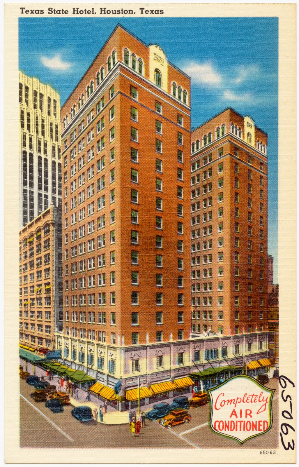 Texas State Hotel, Houston, Texas, Boston Public Library - undated