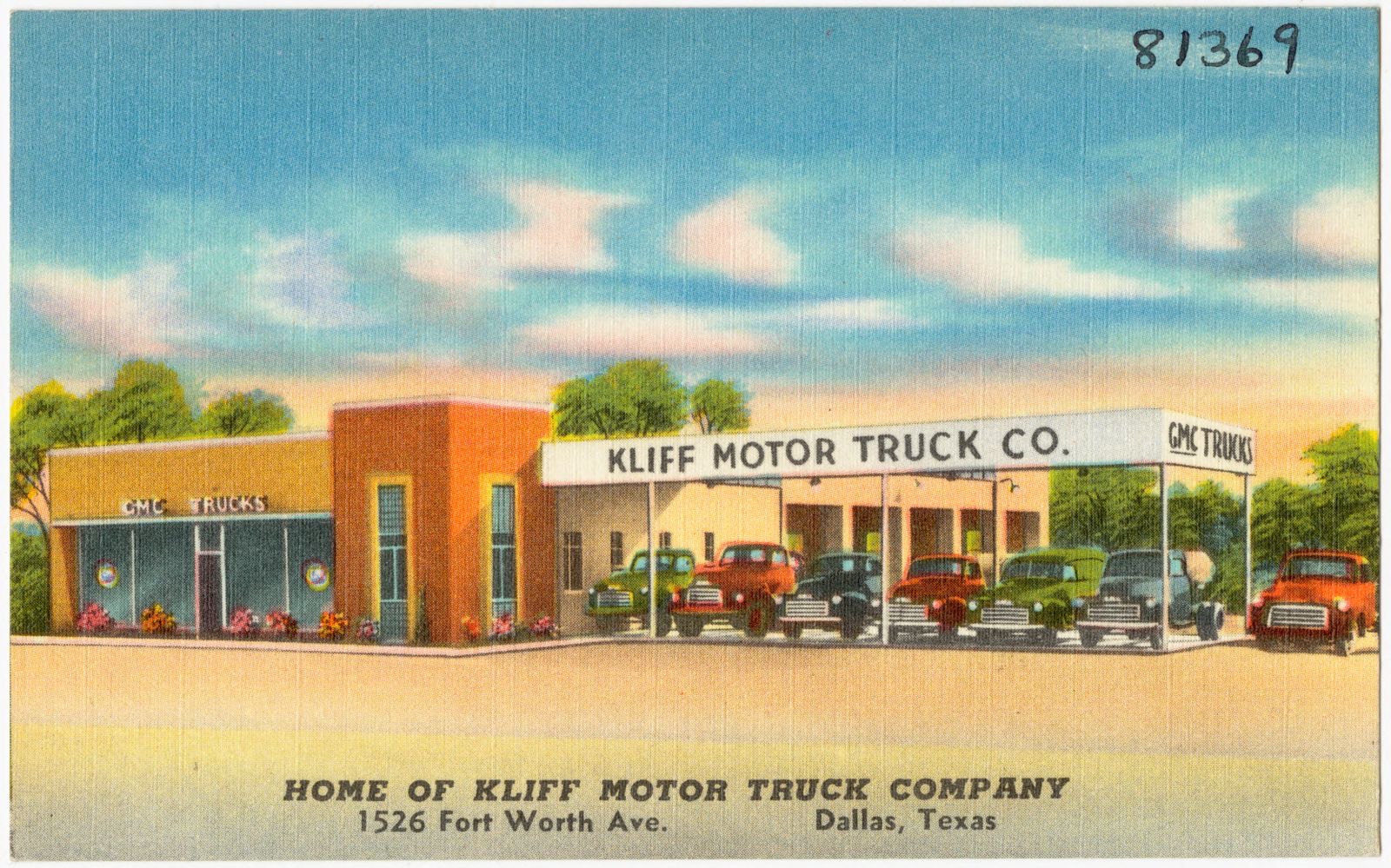 Home of Kliff Motor Truck Company, 1526 Fort Worth Ave., Dallas, Texas, Boston Public Library - undated