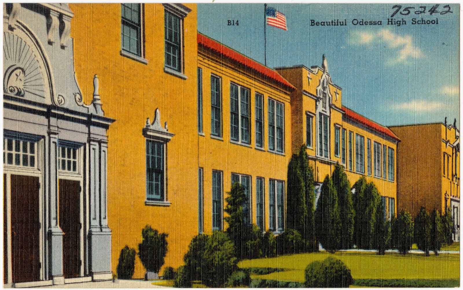Beautiful Odessa High School, Boston Public Library - undated