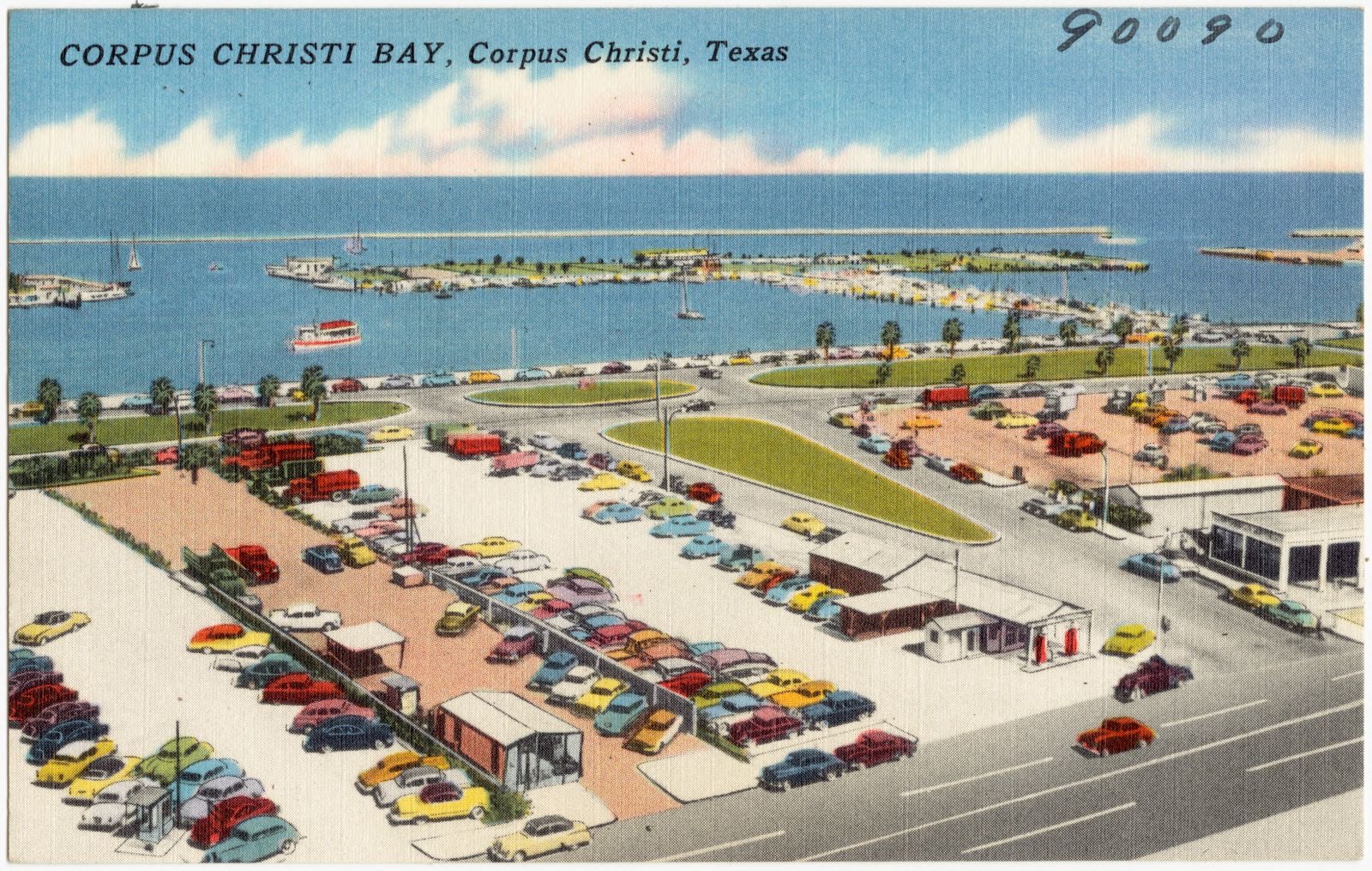 Corpus Christi Bay, Corpus Christi, Texas, Boston Public Library - undated