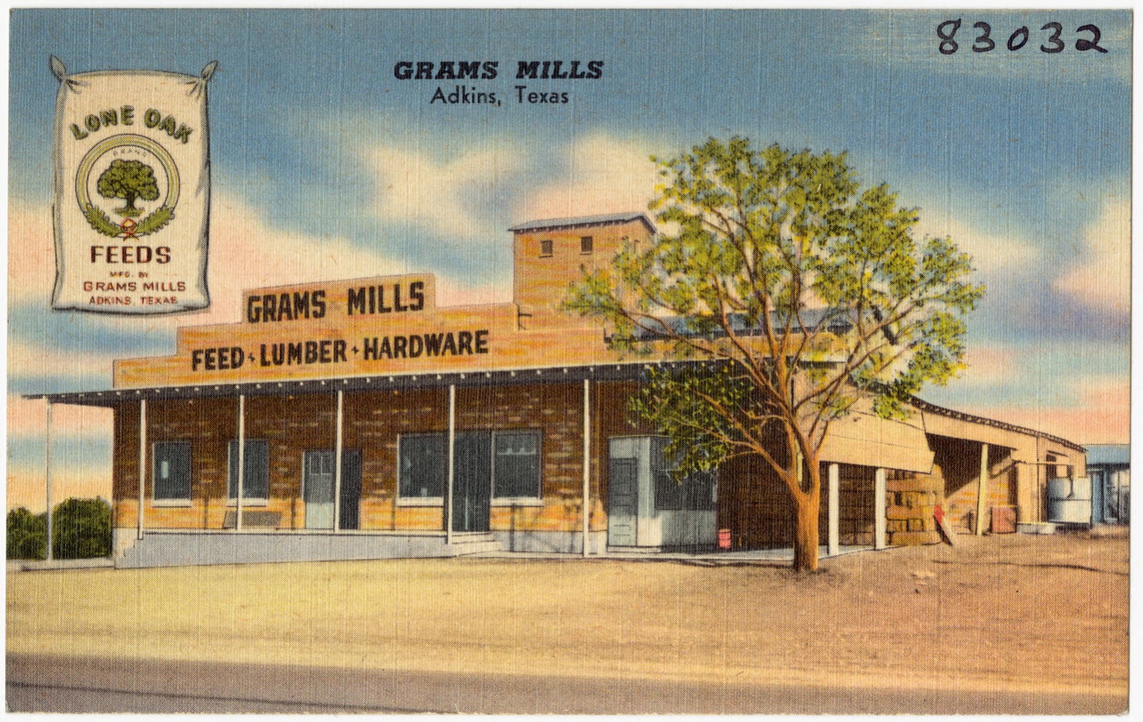 Grams Mills, Adkin, Texas, Boston Public Library - undated