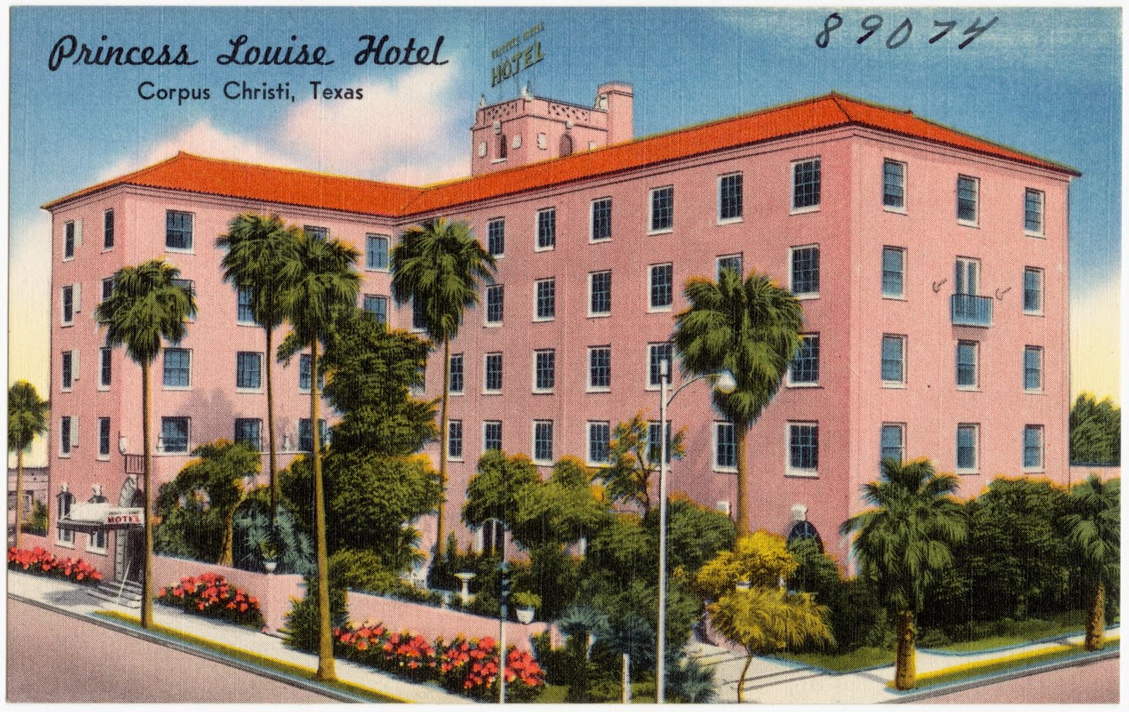 Princess Louise Hotel, Corpus Christi, Texas, Boston Public Library - undated