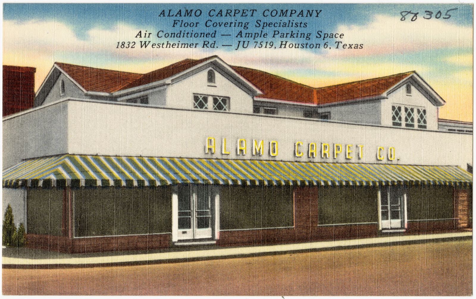 Alamo Carpet Company, Boston Public Library - undated