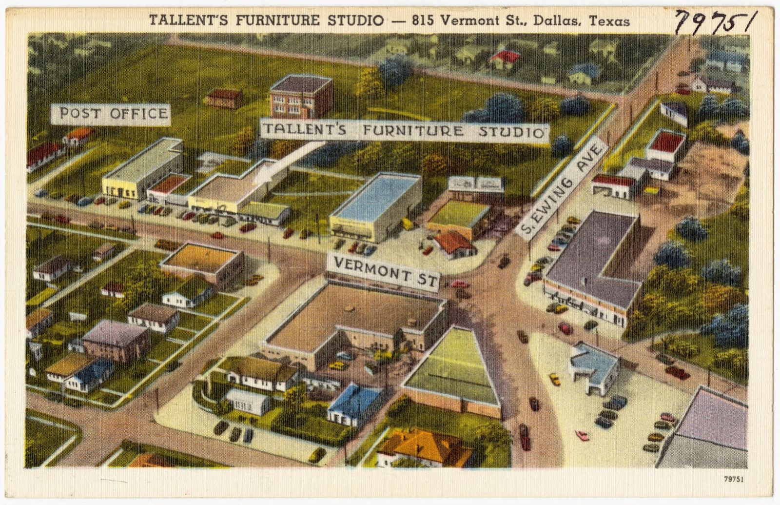Tallent's Furniture Studio -- 815 Vermont St., Dallas, Texas, Boston Public Library - undated