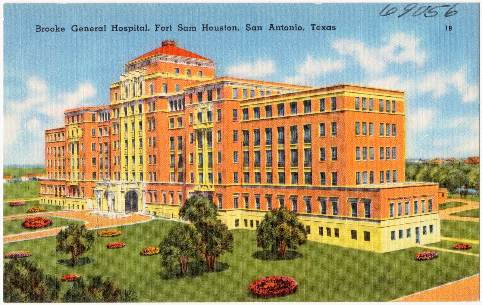 Brooke General Hospital, Fort Sam Houston, San Antonio, Texas, Boston Public Library - undated