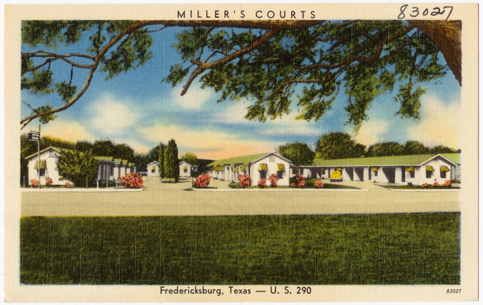 Miller's Courts, Fredericksburg, Texas -- U.S. 290, Boston Public Library - undated
