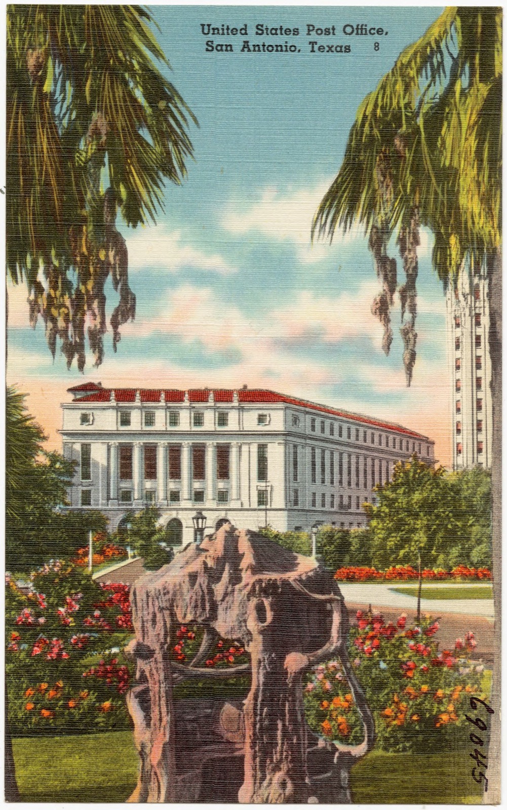 United States Post Office, San Antonio, Texas, Boston Public Library - undated