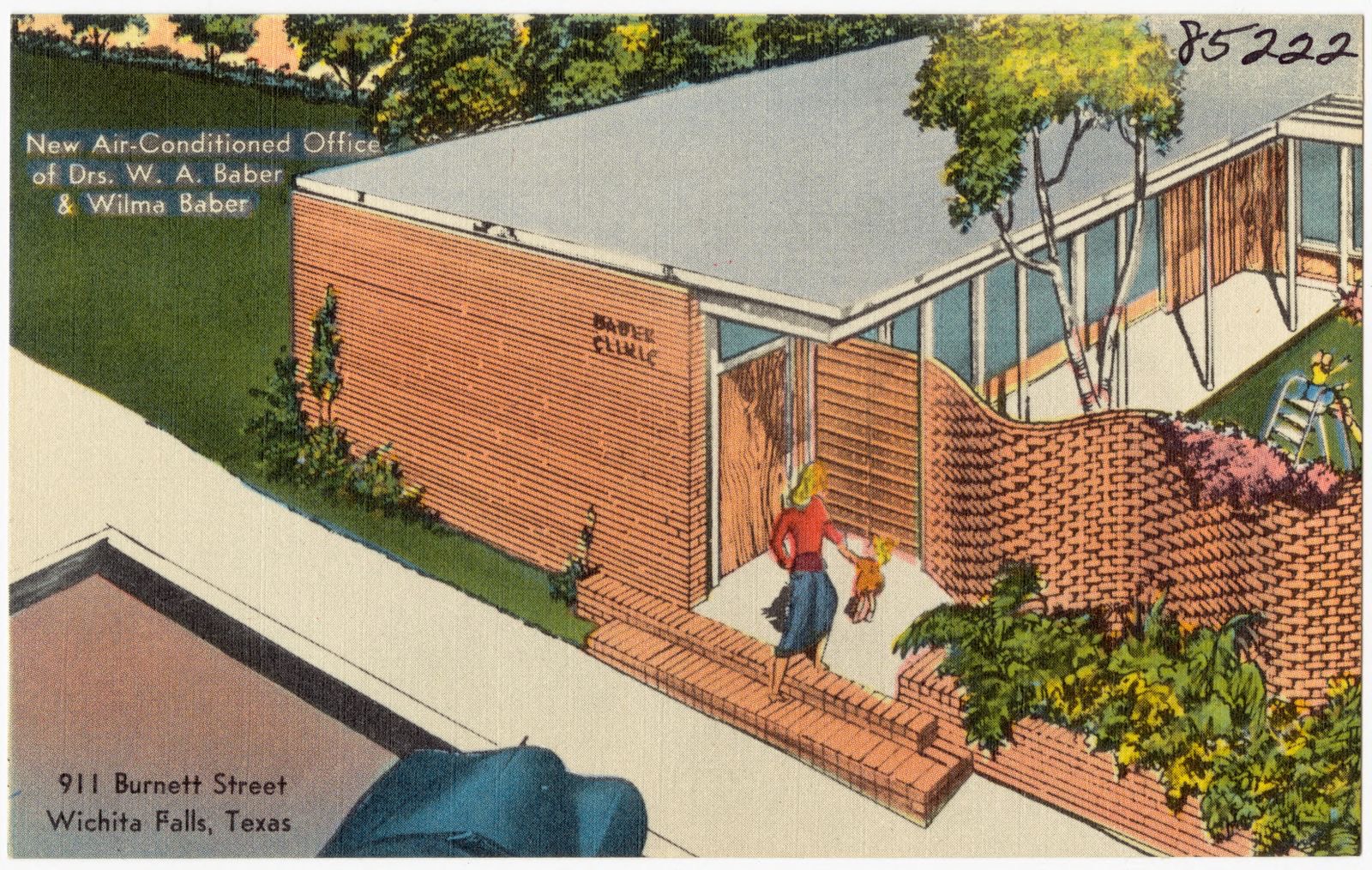 Baber Clinic, 911 Burnett Street, Wichita Falls, Texas, Boston Public Library - undated