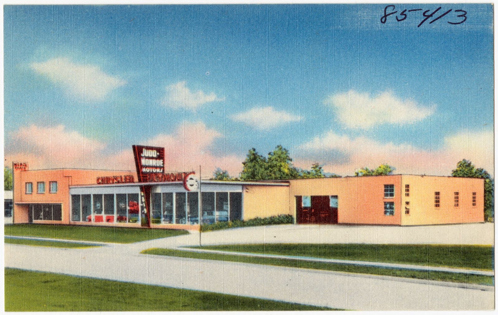 Judd-Monroe Motors, Boston Public Library - undated