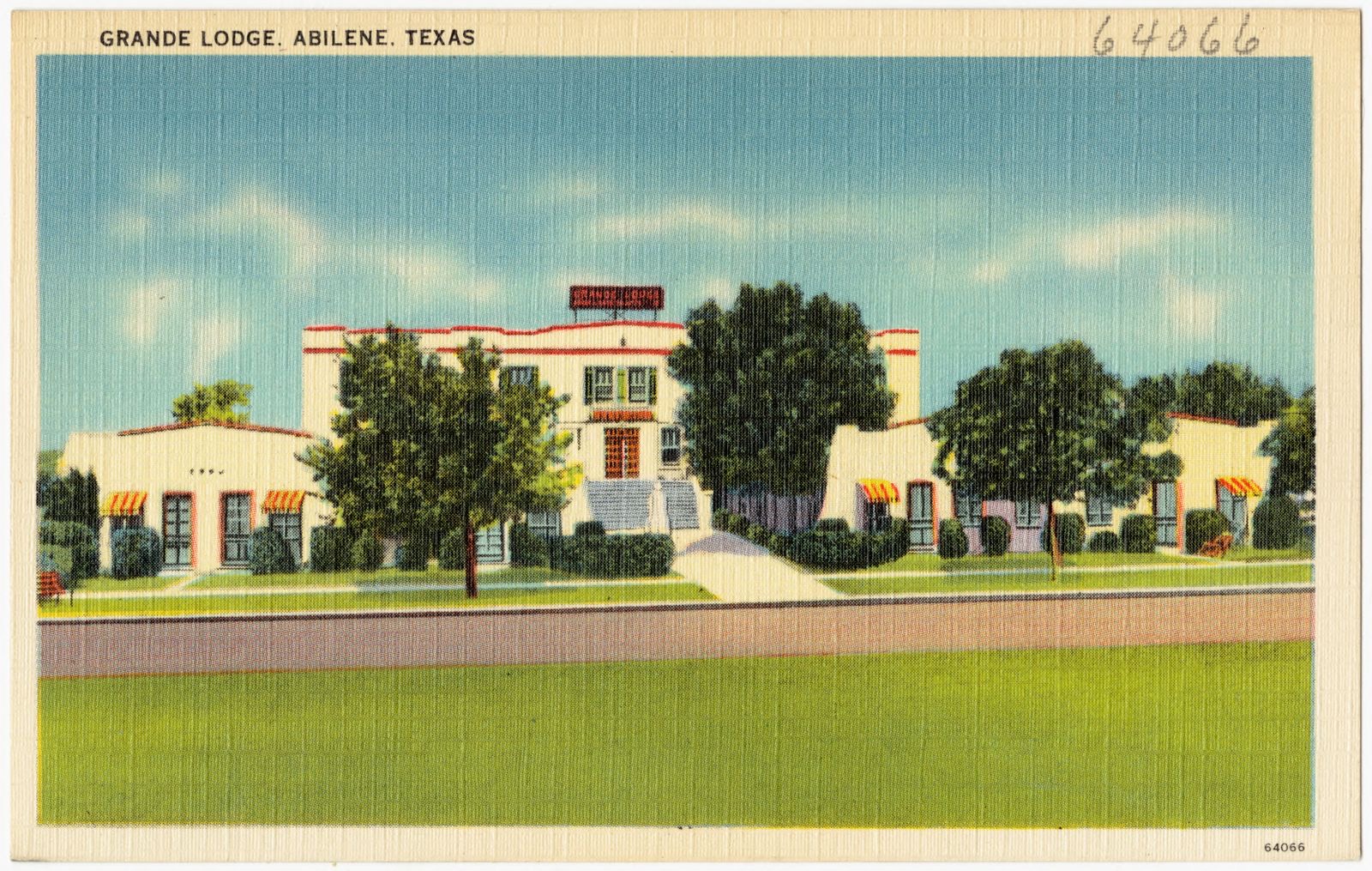 Grande Lodge, Abilene, Texas, Boston Public Library - undated