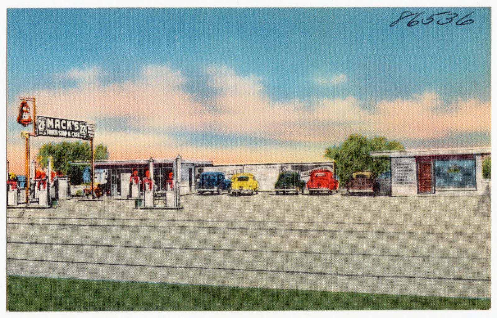 Mack's Super Service, Boston Public Library - undated