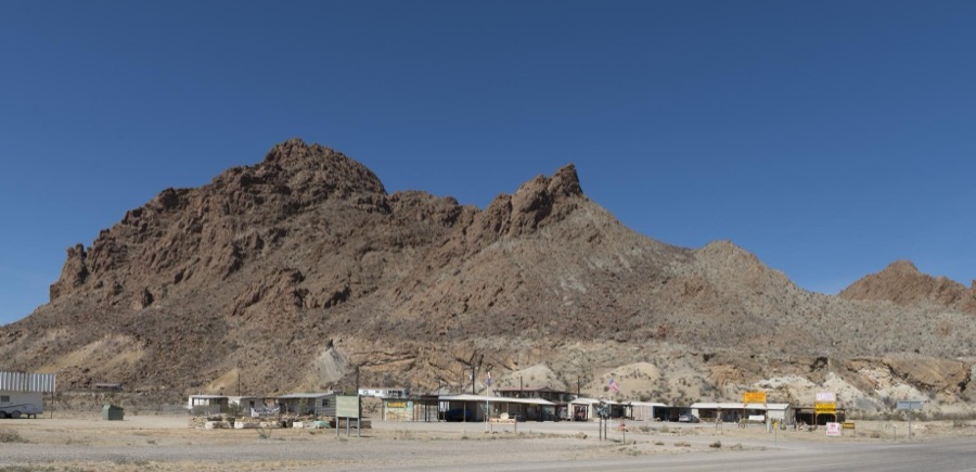 Isolated Terlingua settlement, just north of Big Bend National Park in Texas's "Trans-Pecos" region
