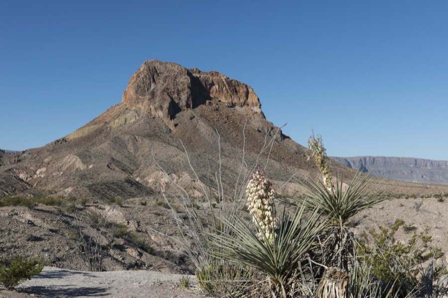 Scene from Big Bend National Park in Brewster County, Texas
